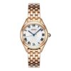 Fashion Blue White Dial Rose Gold Strap 5 Waterproof Quartz Watch