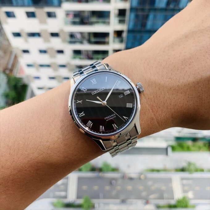 Japan Series waterproof Automatic Mechanical Watch Black