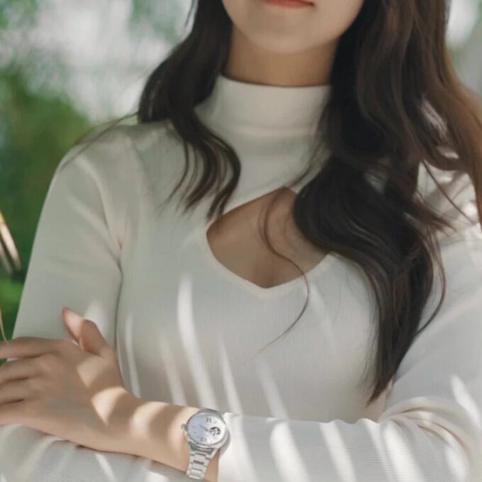 Minimalistic Japan Hollow Out Mechanical Silver
