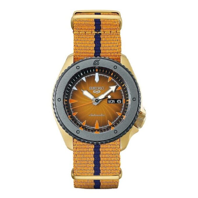 Naruto Series Limited Crossover Mechanical Watch Yellow