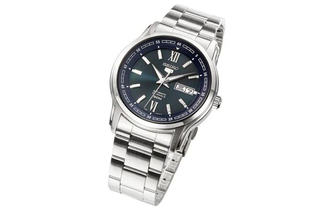 No. 5 Mechanical Automatic Watch Blue
