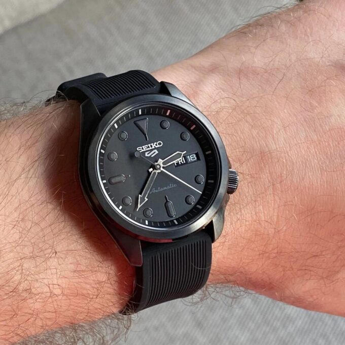 No. 5 Series Automatic Mechanical waterproof Watch “Black”