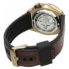 No. 5 Series Retro Automatic Mechanical waterproof Watch Black Brown