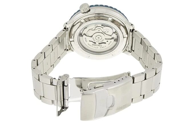 No. 5 Small Steel strip Automatic Mechanical Watch Blue