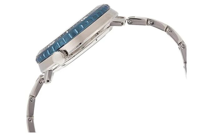 No. 5 Small Steel strip Automatic Mechanical Watch Blue