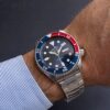 No. 5 Sports Mechanical Watch Red Blue