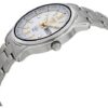 No. 5 Sports Steel strip waterproof Business Mechanical Watch White