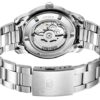 No. 5 Sports Steel strip waterproof Business Mechanical Watch White