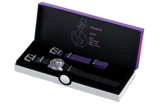 Pokmon Pikachu Crossover Limited Watch Black Purple