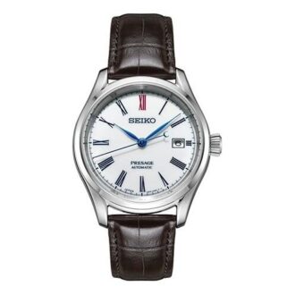 Presage Series Business Watch 6R Movement Dial Belt Mechanical Watch
