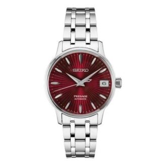 PRESAGE Series Mechanical Silver/Red