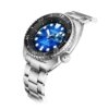 PROSPEX Series Sapphire Lens Case Blue Dial Steel Strip 200 Meter Waterproof Mechanical Watch