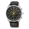 Three Eyes Sports Business Belt Watch Black