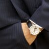 Watch PRESAGE Series Japan White Dial Belt Business 4R Movement Automatic / Mechanical Watch